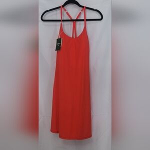 HALARA NWT Womens Coral Athletic Dress With Built In Shorts And Bra. Size MEDIUM
